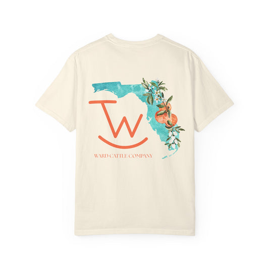 Florida Citrus Vibes Unisex T-Shirt | Stylish Graphic Tee, Perfect for Summer, Gift for Floridians, Vacation Apparel, Outdoor Events